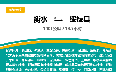 衡水到绥棱县物流公司-搬家行李托运2026(专线快运/全境直达) 衡水到绥棱县物流公司-搬家行李托运2026(专线快运/全境直达)
