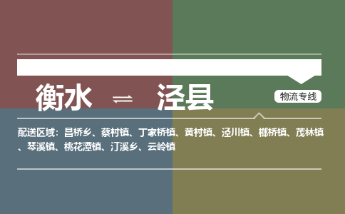 衡水到泾县物流公司-搬家行李托运2026(专线快运/全境直达)