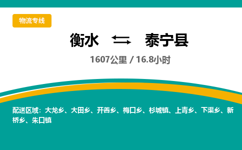 衡水到泰宁县物流公司-搬家行李托运2026(专线快运/全境直达) 衡水到泰宁县物流公司-搬家行李托运2026(专线快运/全境直达)